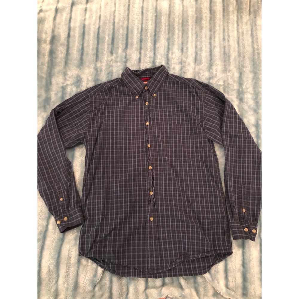 Blue Flannel Men’s Button Up